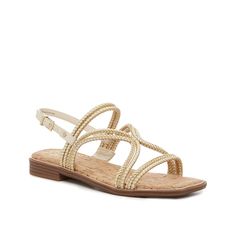 Vince Camuto-Loraney Sandal Finish off warm weather faves with an upgraded version of a classic! The Loraney sandal from Vince Camuto features a classic style, elevated by braided straps and a modern square toe design. Adjustable Sandals With Braided Trim For Beach, Adjustable Beach Sandals With Braided Trim, Adjustable Braided Trim Sandals For Beach, Spring Sandals With Braided Trim And Adjustable Fit, Summer Sandals With Braided Trim And Adjustable Fit, Adjustable Braided Sandals For Vacation, Adjustable Braided Trim Sandals For Summer, Adjustable Braided Open Toe Sandals, Braided Synthetic Sandals For Spring