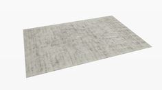 an area rug with white and gray colors on the floor, in front of a white background