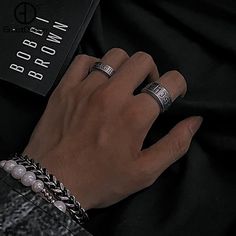 Rabastan Lestrange, Grunge Jewelry, Index Finger Rings, Hand Pictures, Pretty Hands, Dope Jewelry, Hand Ring