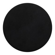 a black round object on a white background