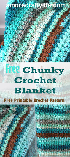 chunky crochet blanket pattern Chunky Crochet Blanket Pattern Free, Chunky Crochet Throw Blanket, Caron Cake Crochet Patterns, Crochet Blanket Pattern Free, Chunky Crochet Baby Blanket, Chunky Crochet Throw, Chunky Yarn Crochet Pattern, Chunky Blanket Pattern, Bulky Yarn Patterns