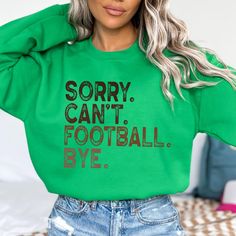 For the love of the game football crewneck.  This is a cool gift for that family members that take watching football seriously.  Great sweatshirt for watching the game in your cozy warm house or at the stadium.  Great gift for mom, dad, sister, brother, friend, or that special sports lover.  Crewneck is unisex and cozy. At ATTA TOOD, we offer a wide range of tees - from faith-based to family, funny, holiday, and beyond. Our faith is the foundation of our shop, but let's be real... we love to spr Team-colored Football Season Fan Sweatshirt, Green Long Sleeve Fan Merchandise Sweatshirt, Green Tops For Fall Sports Events, Team Spirit Tops For Tailgating With Crew Neck, Team Spirit Crew Neck Top For Tailgating, Tailgating Team Spirit Crew Neck Tops, Game Day Football Season Crew Neck Sweatshirt, Game Day Football Season Sports Fan Sweatshirt, Football Season Game Day Crew Neck Sweatshirt