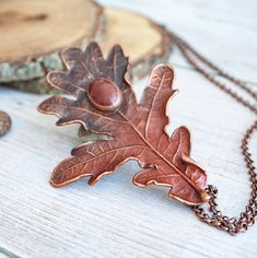 Introducing our Real Oak Tree Leaf Agate Necklace--a spellbinding piece of botanical jewelry that seamlessly fuses boho and witchy aesthetics, perfect for nature enthusiasts. Crafted through the meticulous art of electroforming, this unique necklace features a genuine oak tree leaf adorned with red agate, creating an enchanting accessory. With its earthy allure and mystical touch, it makes a great gift for her, embodying the essence of nature in a captivating, boho-chic design. Elevate her style Boho Chic Design, Jewelry Nature, Witchy Jewelry, Botanical Jewelry, Small Jewelry Box, Oak Leaf, Tree Leaves, Red Agate, Agate Necklace