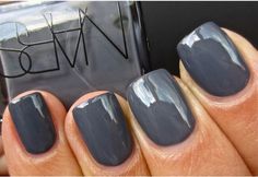 Dark Grey Nails, Grey Nail, Grey Nails, Nails 2016, Nail Polish Trends, Gray Nails, Fall Nail Colors, Beauty Ideas, Manicure E Pedicure