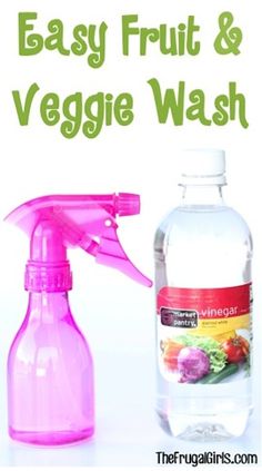 an easy fruit and veggie wash is the perfect way to keep your hands fresh