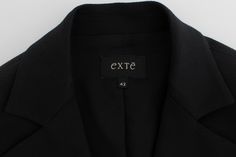 EXTE Gorgeous brand new with tags, 100% Authentic EXTE black stretch blazer jacket. Model: Blazer jacket Material: 54% Acetate, 43% Cotton, 3% Elastane Lining: 62% Viscose, 38% Polyester Color: Black with gold button Two button closure Logo details Made in Italy Chic Luxury Blazer With Gold Buttons, Luxury Black Cotton Blazer, Luxury Chic Blazer With Gold Buttons, Casual Dresses Plus Size, Fashion Forever, Dresses Plus Size, Double Breasted Coat, Double Breasted Blazer, Gold Buttons