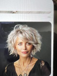 Choppy Bobs, Choppy Bob Hairstyles For Fine Hair, Short Wavy Haircuts, Grey Blonde Hair, Short Spiked Hair, Color Rubio, Haircuts For Medium Length Hair, Shaggy Short Hair, Layered Haircuts For Medium Hair