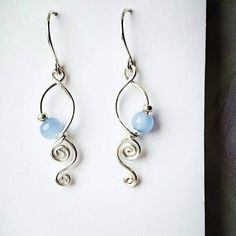 These earrings are dainty, and perfect for everyday but also a very dressed up occasion. Wear these for school and work, church and a night out, to a wedding or IN a wedding as a bridesmaid. *Request a discount for multiples* Please contact with questions or special requests! Formal Earrings, Copper Earrings, Bridesmaid Earrings, Blue Earrings, Blue And Silver, Sterling Silver Earrings, Ear Cuff, Silver Earrings, Jewelry Earrings Dangle