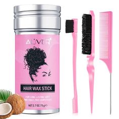 ALIVER Hair Wax Stick is a nourishing hair product designed to enhance shine, tame flyaways, and smooth frizz. It contains castor oil, a natural ingredient that provides a lightweight formula and easy application in stick form. With its nourishing benefits and convenient design, this hair wax stick is an excellent choice for those looking to achieve a polished and sleek look. Feature: - Deep Nourish - Free Fragrance - Long-lasting Styling - Smooth Frizz - Healthy Mild - Edge Control - Soft & Shiny - Non Greasy - Hair Styling HOW TO USE: Apply the ALIVER Wax Stick directly onto your hair or gently massage a small amount between your fingers to soften the hair before styling. To get the best outcome, apply the wax to either the ends or the center of each strand. Package: 1 x Hair Wax Stick 3 Tame Flyaways, Hair Wax Stick, Wax Stick, Greasy Hair, Edge Control, Greasy Hair Hairstyles, Styling Comb, Hair Product, Hair Wax