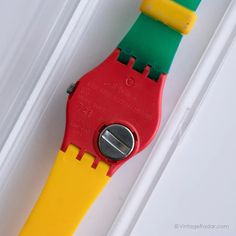 Mint 1985 Swatch LR105 MC SWATCH Watch | RARE Collectible Swatch Lady – Vintage Radar