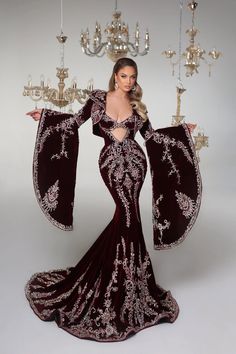 Taxes + Shipping included! Burgundy Velvet Dress, Ankle Length Dress, Burgundy Velvet, Burgundy Lace, Long Midi Dress, Column Dress, Mermaid Evening Dresses, Mermaid Dresses, Fashion House