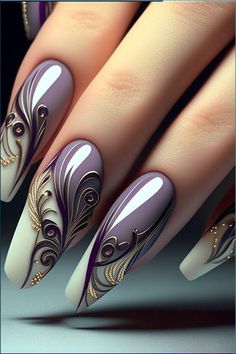 Classy Nail Art Ideas, Miniature Ponies, Fingernails Painted, Coquette Nails, Queen Nails, Art Deco Nails, Outfits And Accessories, Gel Nail Art Designs, Sassy Nails