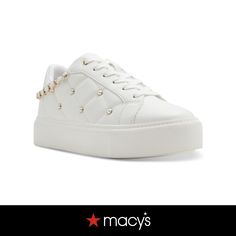 in stock White Quilt, Platform Sneakers, Sneakers White, Womens Sneakers, Shoe Accessories, Pick Up, In Store, Buy Online, Lace Up