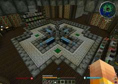 Minecraft Library, Minecraft Structures, Building Map, Minecraft Tips, How To Play Minecraft, Disney Infinity, Minecraft Buildings