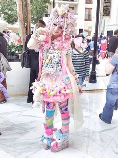 Decora Girl, Decora Style, Decora Fashion, Skirt Diy, Harajuku Fashion Street