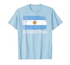 an argentina flag t - shirt with the word argentina on it