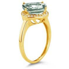 0.14 Cts Diamond & 2.99 Cts Green Amethyst Ring in 14K Yellow GoldStock Numbers : 140196Ring InformationMetal:14K GoldActual Metal:14K Yellow GoldWidth:1.4-2.1 mmProduct Type:Fashion RingGender:Gemstone,White DiamondDiamond InformationNumber of Diamonds:28Shape:RoundMinimum Color:HMinimum Clarity:SIMinimum Carat Total Weight:0.14Setting Style:Prong SettingGemstone InformationGemstone:Green AmethystShape:Cushion Checker BoardAverage Color:Light GreenAverage Quality:AAMinimum Carat Total Weigh Checker Board, Gold Stock, Green Amethyst Ring, Round Stud Earrings, Solitaire Pendant, Green Amethyst, Natural Emerald, Amethyst Ring, White Diamond