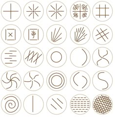 a set of different types of symbols