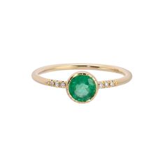 Emerald Hope Equilibrium Ring Elegant Emerald Ring With Bezel Setting, Classic Diamond Ring With May Birthstone, Elegant Green Emerald Ring With Round Band, Classic Round Emerald Diamond Ring, Elegant Diamond Ring With Bezel Setting For May Birthstone, Emerald Diamond Ring With Pave Setting, Elegant Bezel-set Emerald Ring For May Birthstone, Classic May Birthstone Diamond Ring, Classic Diamond Ring For May Birthstone