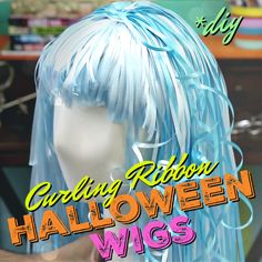 Clown Wig Diy, Diy Yarn Wig Cosplay, Make A Wig, Clown Costumes, Clown Wig, Colorful Wig, Yarn Wig, Cheap Costumes