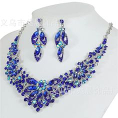 Thanks For Stopping By! While You’re Here Please Take A Look At The Other Listings In My Shop. Bundle To Save On Shipping! About This Item: Elegant Jewelry Set Featuring A Blue Rhinestone Necklace And Matching Earrings, Ideal For Formal Events And Special Occasions. Matching Necklace And Earring Set Blue Rhinestones Silver-Tone Metal Intricate Floral Design Condition: New With Tags Blue Rhinestone Jewelry Sets For Formal Occasions, Blue Costume Jewelry Sets, Formal Blue Jewelry Sets With Rhinestones, Royal Blue Crystal Jewelry For Party, Luxury Blue Necklaces With Matching Earrings, Blue Party Jewelry Sets With Rhinestones, Elegant Blue Jewelry Sets With Rhinestones, Blue Rhinestone Necklace For Party, Blue Rhinestone Jewelry Sets For Gift