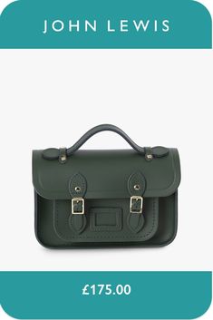 Racing Green, Cambridge Satchel, Day Bag, Cambridge Satchel Company, Leather Key, Leather Satchel, Satchel Bags, Cambridge, Leather Crossbody Bag