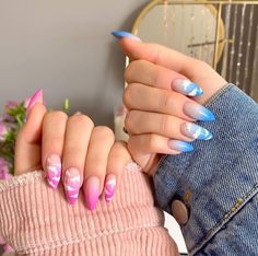 Baby Pink Nails Acrylic, Almond Shaped Nails Designs, Nail Art Designs For Beginners, Nail 2023, Baby Pink Nails, Short Almond Nails, Short Almond, Almond Shape Nails