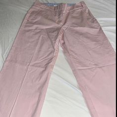 Tommy Hilfiger Lightweight Pale Pink, Wise Leg Dress Pants. Never Worn. Super Stylish With Pockets In The Front And Back. Flattering Material. Fitted Cotton Work Pants For Summer, Fitted Tommy Hilfiger Bottoms With Pockets, Tommy Hilfiger Spring Trousers, Tommy Hilfiger Fitted Trousers, Chic Cotton Work Pants For Spring, Tommy Hilfiger Straight Leg Spring Pants, Tommy Hilfiger Pants For Spring Workwear, Spring Tommy Hilfiger Pants With Pockets, Fitted Tommy Hilfiger Pants With Pockets