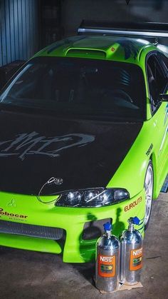 Mitsubishi Eclipse, All Cars, Garage, Neon, Cars, Green