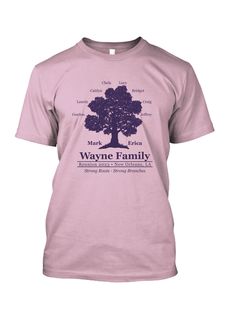 Family roots are the everything. Show them off with this family tree t-shirt design for your next reunion. Genealogy T Shirts, Wayne Family, Family Roots, Walkers, Family Reunion, Family Tree, T Shirt Design, Shirt Design, Shirt Designs