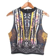 Sale!! 1/9-1/12!! Darah Dahl Size: M Stunning Print. Black, White, Yellow , Pink Zipper Back Crop Top 95% Polyester 5% Spandex Hand Wash Cold Lay Flat To Dry. Perfect Condition! Make An Offer! & Let Me Know What You Are Searching For! Maybe, I Have It! Maybe, I Can Find It! Vibrant Print Party Top, Yellow Printed Sleeveless Top, Stretch Yellow Tops With Floral Print, Fitted Yellow Printed Tops, Spring Yellow Graphic Print Crop Top, Pattern Crop Top, Patterned Crop Top, Black White Yellow, Black Crop Tops