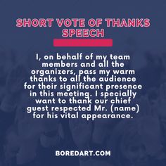 50 Short Vote of Thanks Speech Samples For Seminars 2022 Speech For School Assembly, Short Speech For Students, Thanks Giving Speech, Student Council Speech Examples, 26 January Speech, Student Council Speech, File Decoration, Farewell Speech