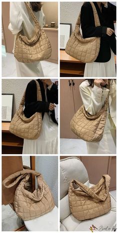 BirdinBag – Padded Shoulder Bag: Versatile, Spacious, Quilted. Ideal for Women on the go. – Bird in Bag Oversized Pattern, Baguette Bag, Bag Bag, Bird In Bag, Top Handle, The Go, Shoulder Bag, Embroidery, For Women