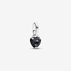 Love has no limits when you wear the Pandora ME Black Chakra Heart Mini Dangle Charm. This sterling silver heart charm features black hand-applied enamel and a black heart-shaped man-made crystal at centre. The reverse side features a polished sterling silver heart with grooved lines and cut-out detailing. A reminder that wild hearts can't be broken, this mini dangle charm brings a depth to your look, symbolising that love – for yourself and others – always wins. Compatible with Pandora ME and P Pandora Me, Diy Jewelry Gifts, Charms Pandora, Christmas Gift Jewelry, Dangle Charms, Wild Hearts, Black Heart, Sterling Silver Heart, Silver Man