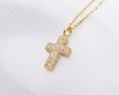 Diamond Cross Necklace Gold, Necklace Christian, Laguna Niguel, Ruby Diamond Rings, Religious Cross, Protection Necklace, Christian Cross, Diamond Cross, Christian Jewelry