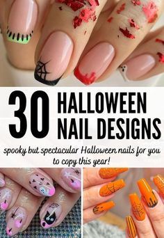 Corn Nails, Crimson Moon, Candy Corn Nails, Spooky Nails, Halloween Acrylic, Fall Nail Trends