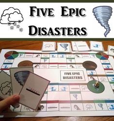 Suggested Use: This game was designed to be used with I Survived: Five Epic Disasters by Lauren Tarshis. Almost all of the answers to the questions are found in this book. It would be a fun activity to use after reading this book, but it can be used independently. This game is part of my Print... Famous Mathematicians, Recreation Activities, How To Speak Japanese, History Games, Document File, 6th Grade Science, Folder Games, Science Games, Question Cards