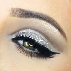 ⠀⠀⠀⠀⠀⠀⠀⠀❦LINDA STEPHANIE @lindasteph Recreated my wedd...Instagram photo | Websta (Webstagram) Makeup Looks Prom, Silver Makeup, Silver Eyeshadow, Formal Makeup, Braut Make-up, Royal Blue Dress