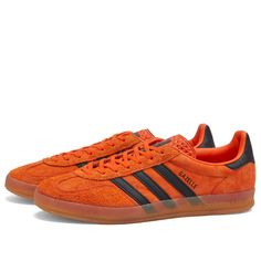 Find ADIDAS Gazelle Indoor on Editorialist. The iconic adidas Gazelle Indoor trainers get an suede upper update. With muted overlays for a casual, retro look. a gum rubber outsole pays homage to adidas' rich history of innovative design. Nylon Upper, Leather Lining, Lace Closure, Gum Rubber Outsole, Adidas. Adidas Gazelle Indoor in Orange/Core Black/Gum, Size UK 3 Orange Gazelle, Orange Core, Adidas Gazelle Indoor, Dodgers Baseball, Black Gums, Air Max 95, Adidas Gazelle Sneaker, Jacksonville Jaguars, Football Boots