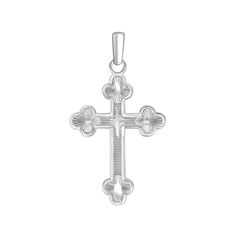 Elevate your style with our Solid Gold Diamond Cut Cross Pendant Necklace. This unisex piece adds a touch of shine to any outfit, making a statement of elegance and sophistication. The shiny cross pendant is a symbol of faith and makes a perfect gift for yourself or a loved one. SKU: TKM1950A 30mmx18mm 1.9Grams White Gold Large Cross Pendant Jewelry, White Gold Necklace With Large Cross Pendant, White Gold Cross Necklace With Large Pendant, Elegant Sterling Silver Crucifix Necklace, Spiritual White Gold Cross Pendant Necklace, Formal Polished Cross Pendant Necklace, Polished Cross Necklace For Formal Occasions, Formal Polished Cross Necklace, Elegant Sterling Silver Cross Pendant