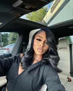 Side Bobs Black Women, Winter Protective Styles For Black Women, Black Wig Layers, Side Part Quick Weave Layers, Layers Wig Black Women, Winter Hairstyles For Black Women Braids, Grad Hairstyles Black Women, Bobs On Black Women Weave, Side Part Layers Black Women