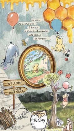 Check out swelces's Shuffles the sweetest of bears 🐻💛🌳🍯 #winniethepooh #poohbear #pooh #wallpaper #vintage #nature Hundred Acre Woods, Vintage Nature, Pooh Bear, Create Collage, Phone Backgrounds, Creative Play, Your Aesthetic