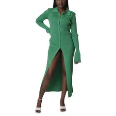 Long Oversize Sleeve For A Unique Look . Wide Collar . Button Down To Your Desire Of A Half Split Or Full Button Down Below Knees. Heels Or Sneakers The Sophie Dress Is Here For It . Green Winter Dress With Button Closure, Green Fitted Midi Shirt Dress, Green Long Sleeve Shirt Dress With Button Closure, Fitted Green Shirt Dress With Button Closure, Green Buttoned Shirt Dress For Party, Long Sleeve Dresses With Snap Buttons, Chic Long Dress With Button Closure, Chic Long Dresses With Button Closure, Fall Shirt Dress With Covered Buttons