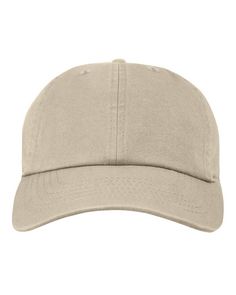 Classic Washed Twill Cap - STONE - OS | Champion Classic Washed Twill Cap in Stone | Cotton Plain Caps, Mobile Kitchen, C Logo, Sweatshirt Fabric, Fabric Tape, True Red, Pink Stone, Dad Hat, Hat Sizes