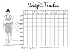 the weight tracker is shown with measurements for each woman's body and her height