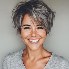 27 Wolf Cuts for Short Hair With SERIOUS Wow Factor Hair 50 Year Old Women, Woman With Wolf, 50s Hair, Messy Bob Haircut, Silver White Hair, Short White Hair, Short Shag Haircuts