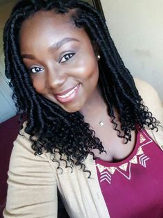 Protective Styles for Type 4 Natural Hair – Lil Fro's Blog Goddess Faux Locs, Braids Styling, Trendy We Fryzurach, Crochet Faux Locs, Twisted Hair, Crochet Braid Styles, Goddess Locs, Crochet Braids Hairstyles