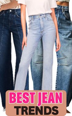 Jean Styles, New Jean, Top Jeans, New Jeans Style, 2024 Color, Trends For 2024