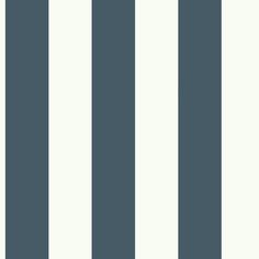 Awning Stripe Wallpaper in Navy from the Magnolia Home Collection by Joanna Gaines Magnolia Home Wallpaper, Background Plain, Plain Wallpaper Iphone, Mid Century Modern Wallpaper, Checks And Stripes, Stripped Wallpaper, Letters S, Thibaut Wallpaper, Time Wallpaper