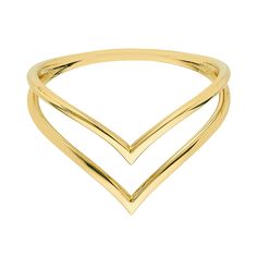 Make a bold statement when you add this polished 14k gold double chevron ring to your finger. Make a bold statement when you add this polished 14k gold double chevron ring to your finger.  Nickel free Metal: 14k gold Packaging: boxed Width: 11.25 mm Finish: polished Size: 8. Color: Yellow. Gender: unisex. Age Group: adult. Gold Packaging, Chevron Ring, Rings Statement, Statement Rings, Gender Female, Heart Ring, Gold Rings, Jewelry Watches, Age Group